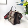 Wholesale Queen Margaret GG Small Top Handle Bag 476541 Coffee