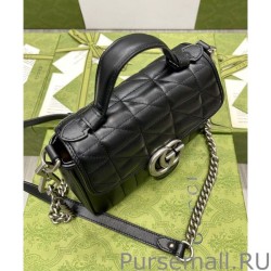 Replica GG Marmont Mini Handbag 583571 Black