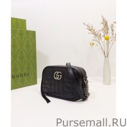 1:1 Mirror GG Marmont Mini Shoulder Bag 634936 Black