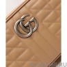 Perfect GG Marmont Small Shoulder Bag 447632 Apricot