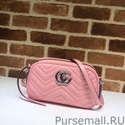 UK GG Marmont Small Shoulder Bag 447632 Pink