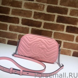 UK GG Marmont Small Shoulder Bag 447632 Pink