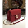 Best Interlocking Chain Leather Cross Body Bag 510304 Red