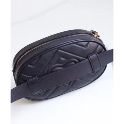 1:1 Mirror GG Marmont Matelasse Leather Belt Bag 476434 Black