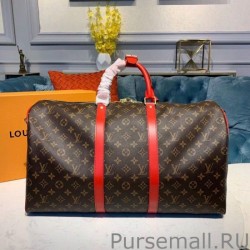 Wholesale Keepall Bandouliere 50 Monogram Red M44740