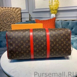 Wholesale Keepall Bandouliere 50 Monogram Red M44740