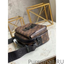 Inspired S Lock Messenger Monogram Macassar M45806