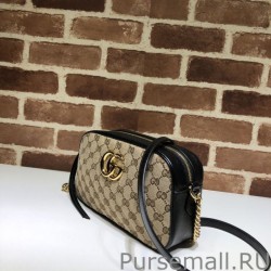 Knockoff GG Marmont Small Shoulder Bag 447632 Black