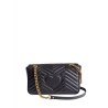 7 Star GG Marmont Matelasse Mini Bag 443497 Black