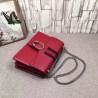 1:1 Mirror Dionysus Leather Shoulder Bag 403348 Red