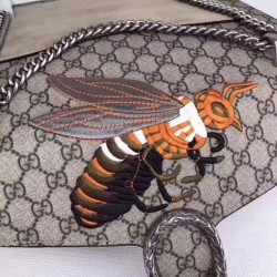 Top Dionysus Embroidered Bee Shoulder Bag 403348