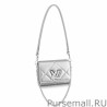 Perfect Twist PM Bag In Silver Lambskin M59031