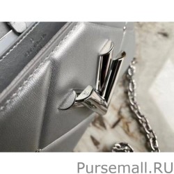 Perfect Twist PM Bag In Silver Lambskin M59031