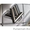 Perfect Twist PM Bag In Silver Lambskin M59031