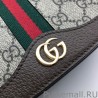 Fashion Ophidia GG small shoulder bag 601044 Dark Coffee