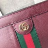 Luxury Ophidia Small Shoulder Bag 503878 Burgundy