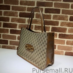 High Quality 1955 Horsebit Medium Tote Bag 623694 Brown