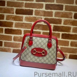 Fashion 1955 Horsebit Small Top Handle Bag 621220 Red