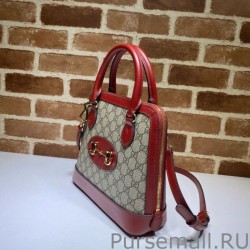 Fashion 1955 Horsebit Small Top Handle Bag 621220 Red