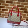 Fashion 1955 Horsebit Small Top Handle Bag 621220 Red