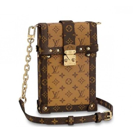 Replica Pochette Trunk Verticale Monogram Reverse Canvas M67873