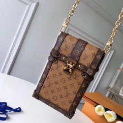 Replica Pochette Trunk Verticale Monogram Reverse Canvas M67873