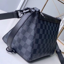 Best Triangle Shaped Damier Graphite Bag M54330