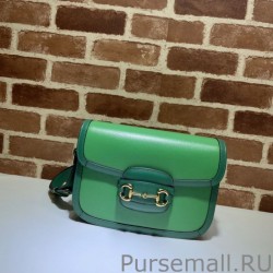 High Quality Horsebit 1955 Shoulder Bag 602204 Green