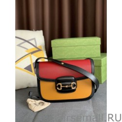 AAA+ Horsebit 1955 Shoulder Bag 602204 Orange /Red