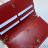 AAA+ Horsebit 1955 chain wallet 621892 Red