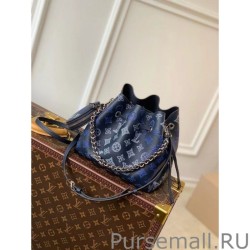 High Bella Bag In Blue Mahina Leather M59552