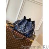 High Bella Bag In Blue Mahina Leather M59552