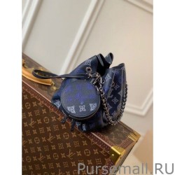 High Bella Bag In Blue Mahina Leather M59552