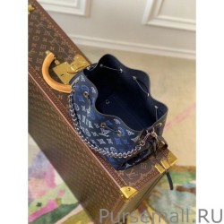 High Bella Bag In Blue Mahina Leather M59552