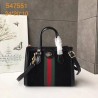 Wholesale Ophidia Small GG Tote bag 547551 Black