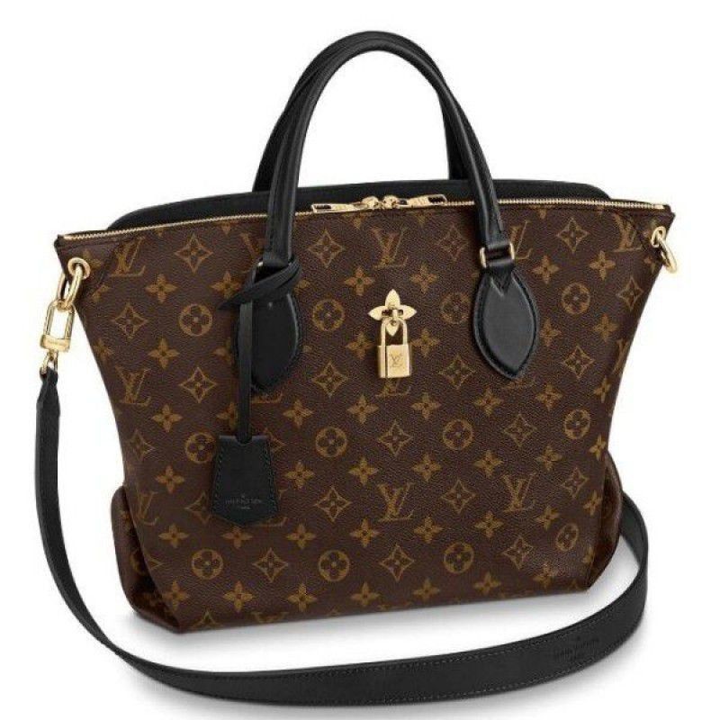 Luxury Flower Zipped Tote MM Monogram M44347