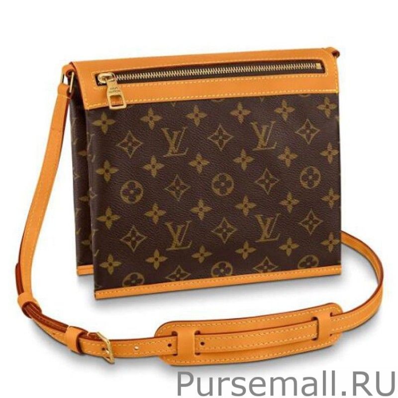 Top Monogram Canvas Saumur Messenger PM M44879