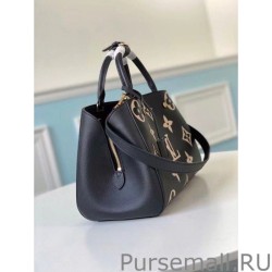 High Quality Montaigne MM Bag In Black Leather M45499