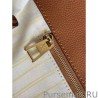 1:1 Mirror OnTheGo MM Bag In Raffia With Brown M57707