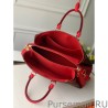 Best Soufflot MM Monogram Canvas M44817 Red