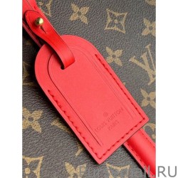 Best Soufflot MM Monogram Canvas M44817 Red