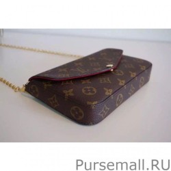 Copy Felicie Chain Wallet Monogram M61276