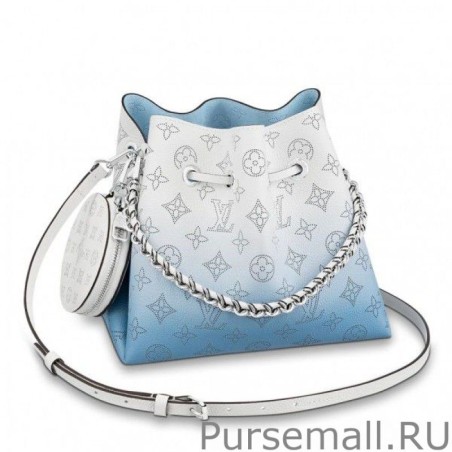 1:1 Mirror Bella Bag In Gradient Blue Mahina M57856