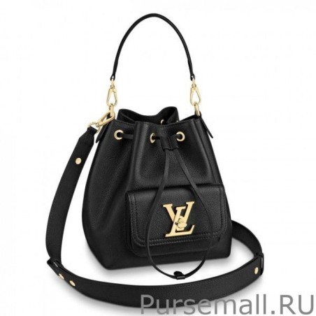 Wholesale Black Lockme Bucket Bag M57687