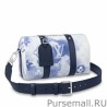 High Quality City Keepall Bag Monogram Watercolor Blue M45757