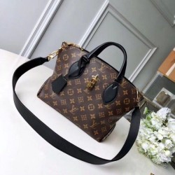 High Quality Flower Zipped Tote BB Monogram Canvas M44351 Black