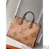 Knockoff Onthego MM Bag Giant Monogram Reverse M45321