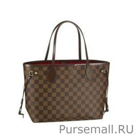 Top Quality Neverfull PM Damier Ebene Canvas N51109