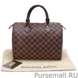 Luxury Speedy 30 Damier Ebene Canvas N41531