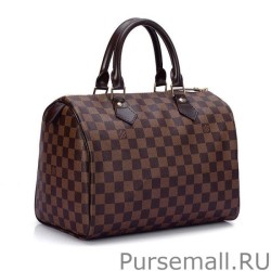 Luxury Speedy 30 Damier Ebene Canvas N41531